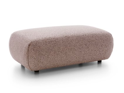 Bocket rózsaszín kárpitozott puff