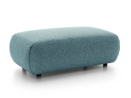 Bocket kék kárpitozott puff