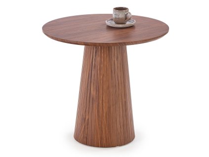 GISELLA S kerek dió dohányzóasztal