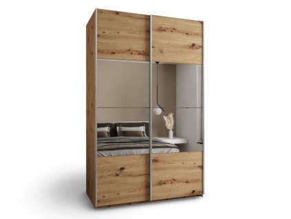 Dekorációs tölgy artisan Luxeon 4 gardróbszekrény