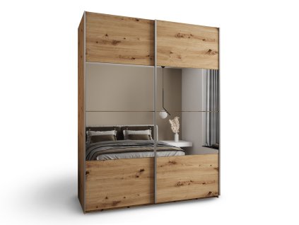 Luxeon 4 tolóajtós ruhásszekrény