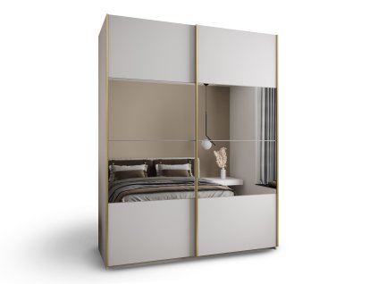 Luxeon 4 ruhásszekrény fehér kivitelben Luxeon 4