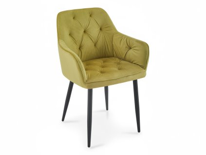 ADRIA zöld kárpitozott étkezőszék