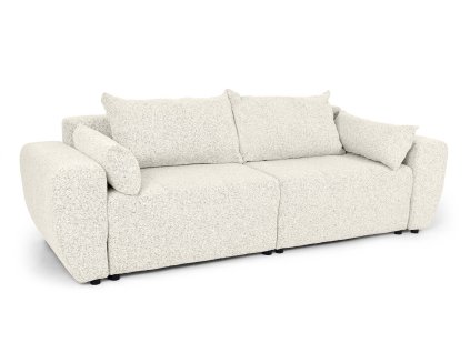 VIENTE krémszínű ágyazható kanapé