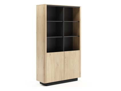 TORRO 2D tölgy könyvespolc