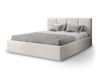 Bézs franciaágy 160x200