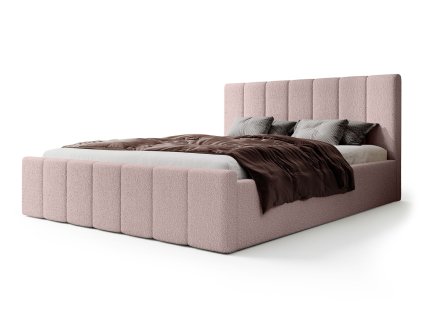Finom rózsaszínű franciaágy Flavio Slim
