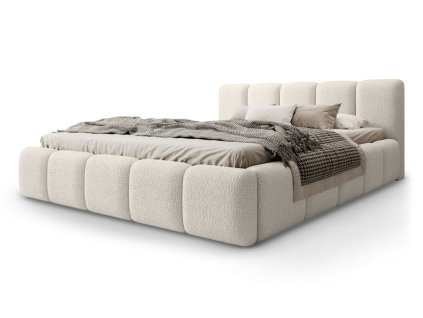 Krém színű franciaágy Feros