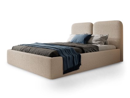 Kárpitozott franciaágy Desio Slim