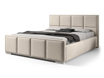 Modern bézs ágy Bella