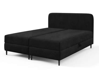 Boxspring kárpitozott ágy tárolóval