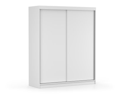 BONAIR fehér ruhásszekrény 160x195x61