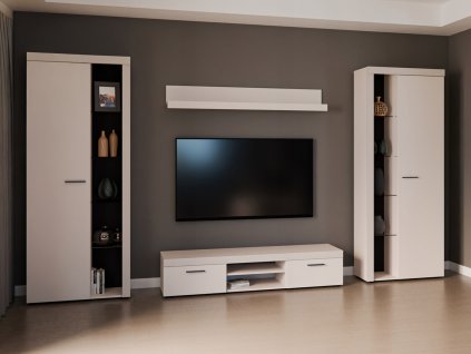 A Rumba homokszínű nappali fal.