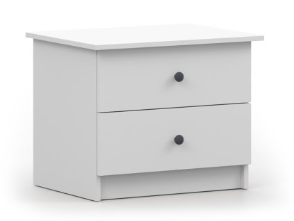 OLAFI fehér éjjeliszekrény