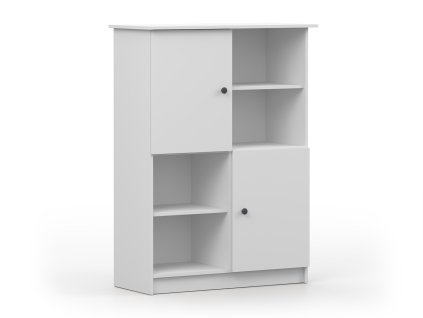 OLAFI fehér könyvespolc