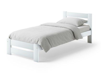 Fehér fa ágy 80x200 Alioth II