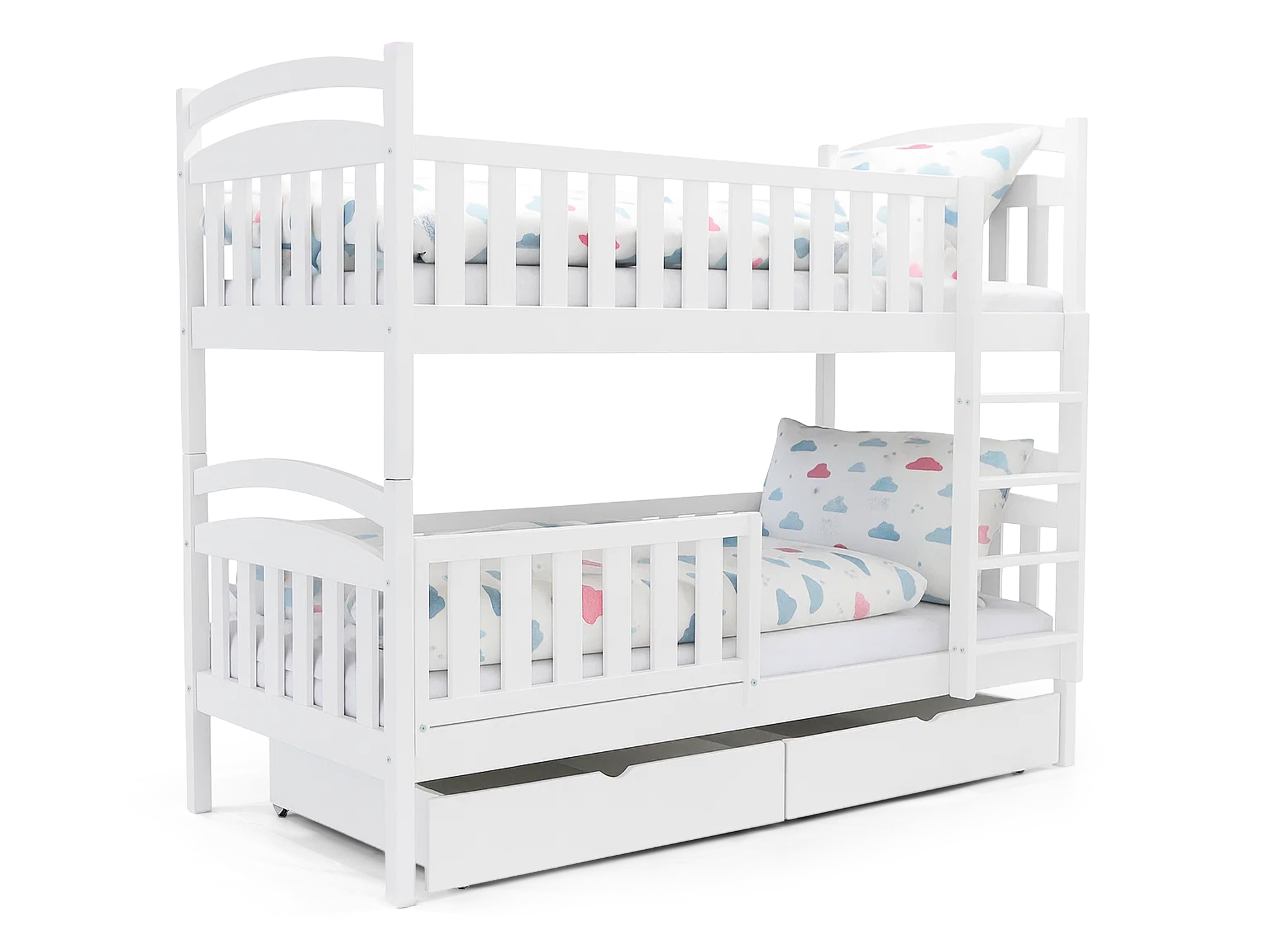 Wilsondo PAULA 7 emeletes ágy - fehér Méret: 200x90