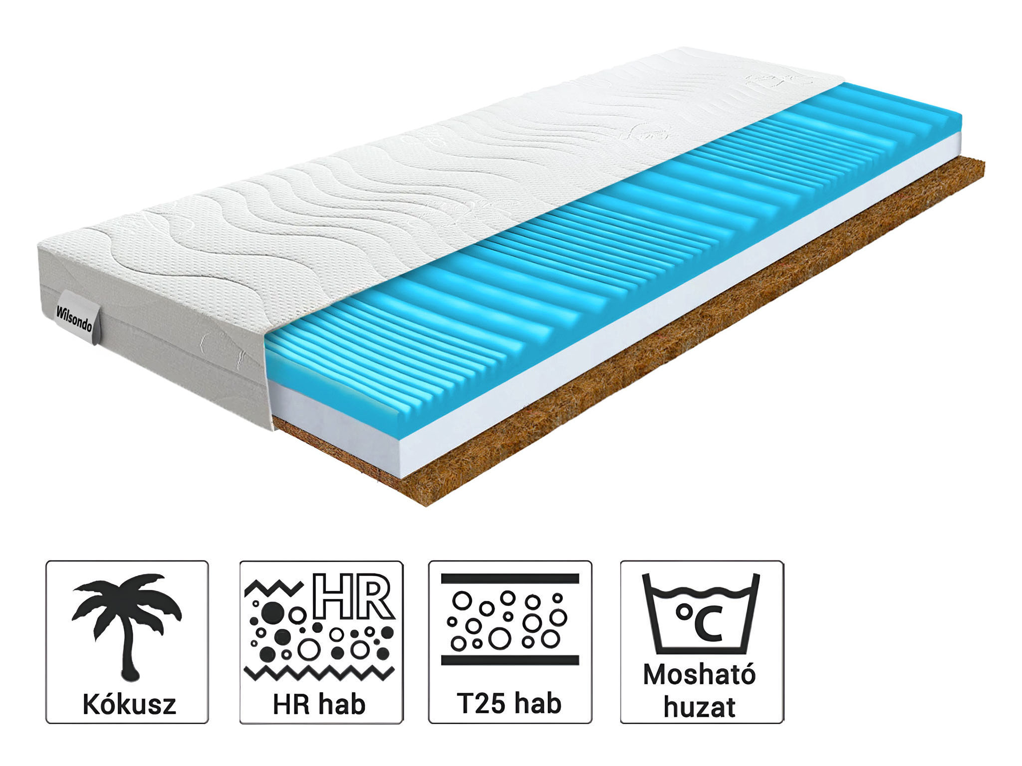 Jaamatrac SOFIA habmatrac gyerekeknek 80x160