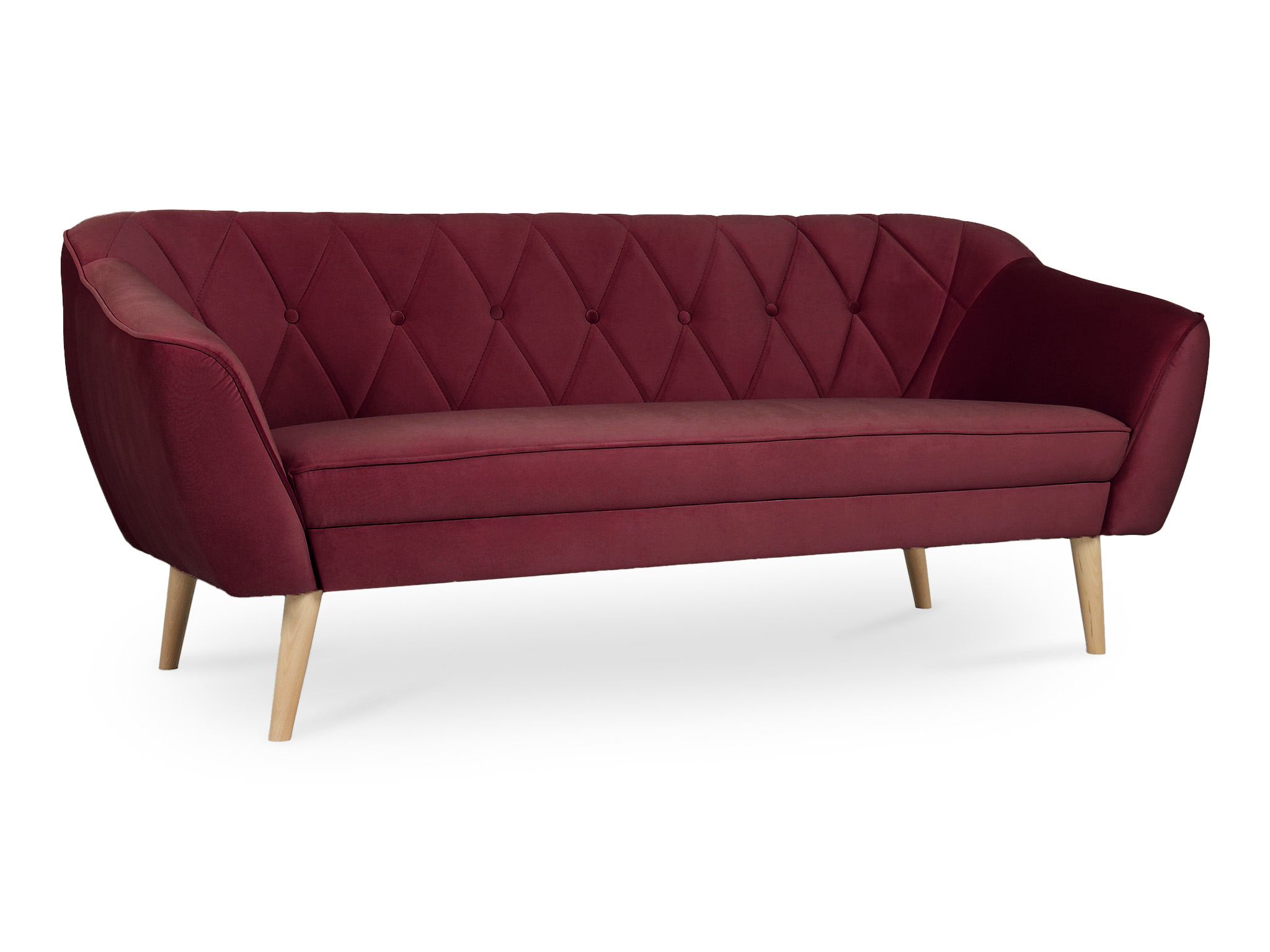 Wilsondo DEANA III kárpitozott kanapé - bordó