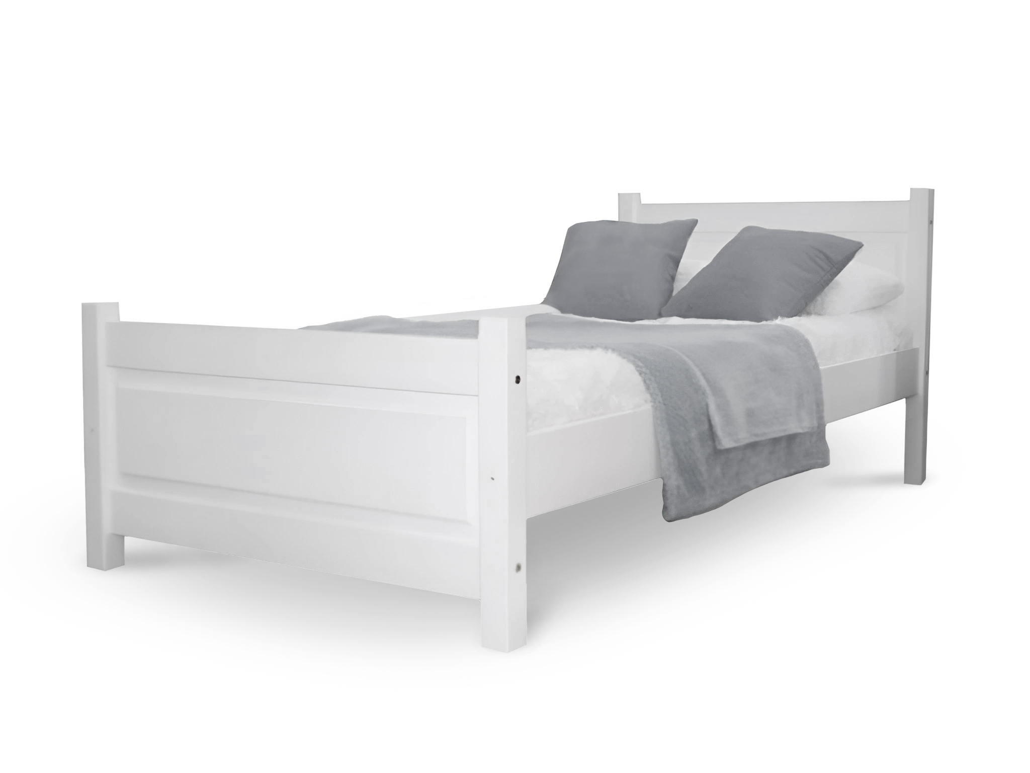 MD ETELKA egyszemélyes ágy 90x200 - fehér