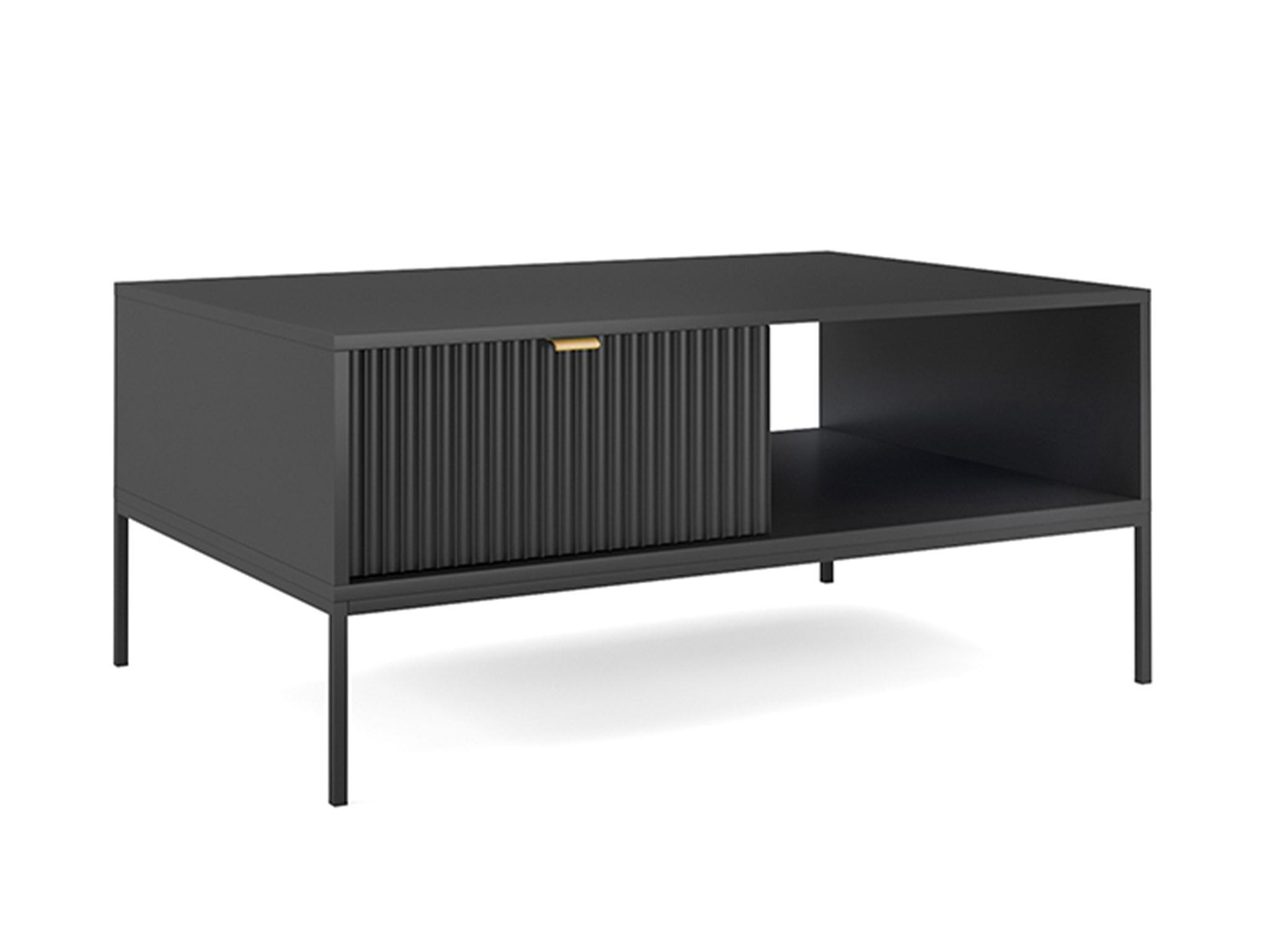 PM NOVA L104 dohányzóasztal - fekete