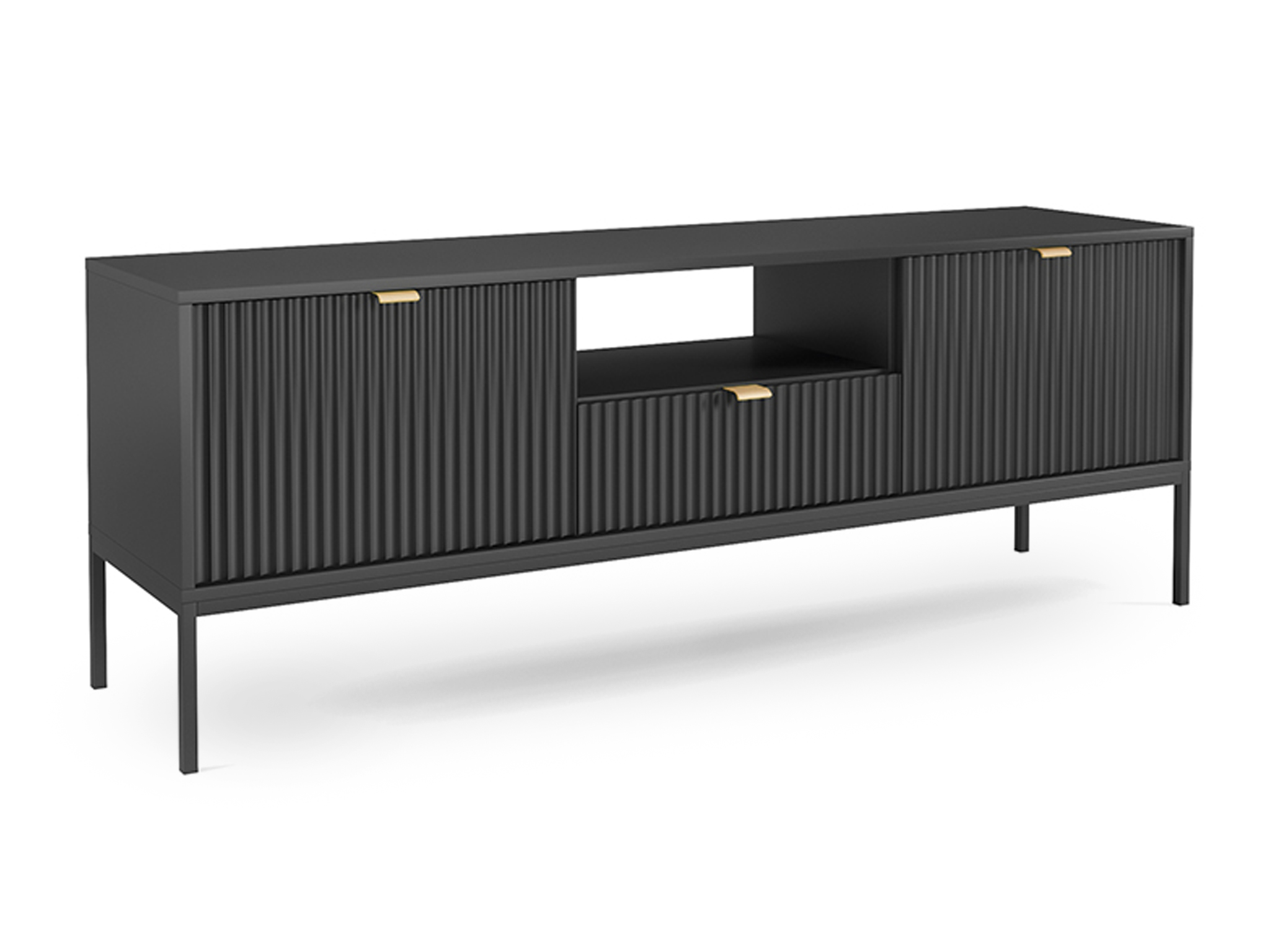 PM NOVA RTV154 tévés szekrény - fekete