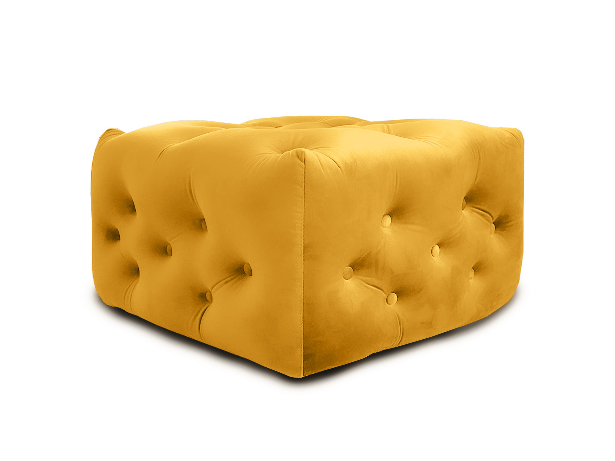 Wilsondo GORM puff 70x70 - sárga