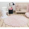 DOTS Pink kerek pöttyös szőnyeg