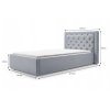 VALERIE kárpitozott ágy 90x200