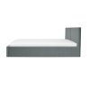 Kárpitozott IZABELLA ágy ágyneműtartóval 200x90 - szürke
