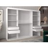 Tokyo tolóajtós ruhaszekrény 250 - fehér