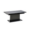 Bővíthető OPTI dohányzóasztal / étkezőasztal - fekete