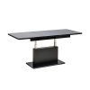 Bővíthető OPTI dohányzóasztal / étkezőasztal - fekete