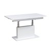 Bővíthető OPTI dohányzóasztal / étkezőasztal - fehér