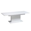 Bővíthető OPTI dohányzóasztal / étkezőasztal - fehér