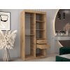 ALYXIA II ruhásszekrény 100/120 - artisan tölgy