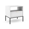 Modern fehér éjjeliszekrény Nova S54