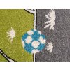 Színes futball pálya gyerekszőnyeg