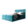 TOP 6 kárpitozott boxspring ágyneműtartós ágy fedőmatraccal - türkiz