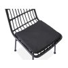 Rattan kerti szék K401 - fekete