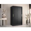 RAMIRO ruhásszekrény I 100/120 - fekete