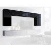 CALABRINI II nappali fal / szekrénysor - fekete / fehér