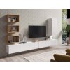 CALABRINI VII nappali fal / szekrénysor - fehér