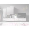 CALABRINI IX nappali fal / szekrénysor - fehér