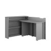 Lenart WORK CONCEPT íróasztal - szürke