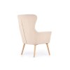 COTTO bézs füles fotel - háttámlával, karfával