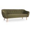 DEANA III kárpitozott kanapé - olivazöld
