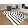 Bézs-fekete MORTY geometrikus szőnyeg
