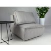 KUBIK szürke moduláris fotel párnával