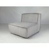 KUBIK szürke moduláris fotel párnával
